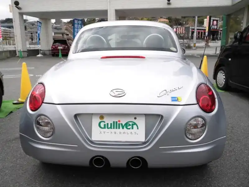 カタログ画像：コペン（COPEN） アルティメットエディション 2006年6月 ABA-L880K 660cc ＤＣ・ブライトシルバーメタリック 燃費18.0km / l  バック