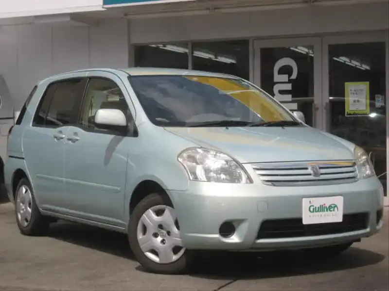 カタログ画像：ラウム（RAUM） ラウム Ｃパッケージ 2004年3月 CBA-NCZ25 1500cc ライトグリーンマイカメタリック 燃費15.0km / l  メイン