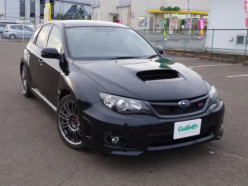 カタログ画像：インプレッサ（IMPREZA） ＷＲＸ ＳＴＩ スペックＣ １８インチタイヤ仕様車 2010年12月 CBA-GRB 2000cc オブシディアンブラック・パール 燃費10.4km / l  メイン（その他）