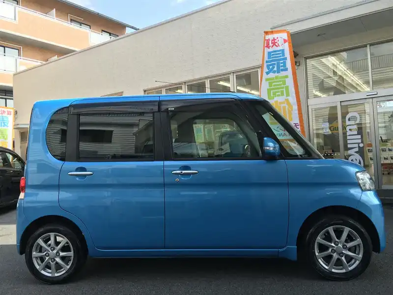 カタログ画像：タント（TANTO） Ｇ 2011年6月 DBA-L385S 660cc ファインブルーマイカメタリック 燃費22.5km / l  外装