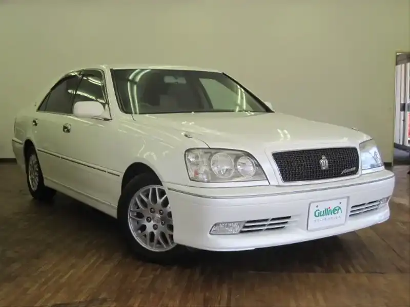 カタログ画像：クラウン（CROWN） アスリート 1999年9月 GH-JZS171 2500cc フロスティホワイトトーニング 燃費9.8km / l  メイン（その他）