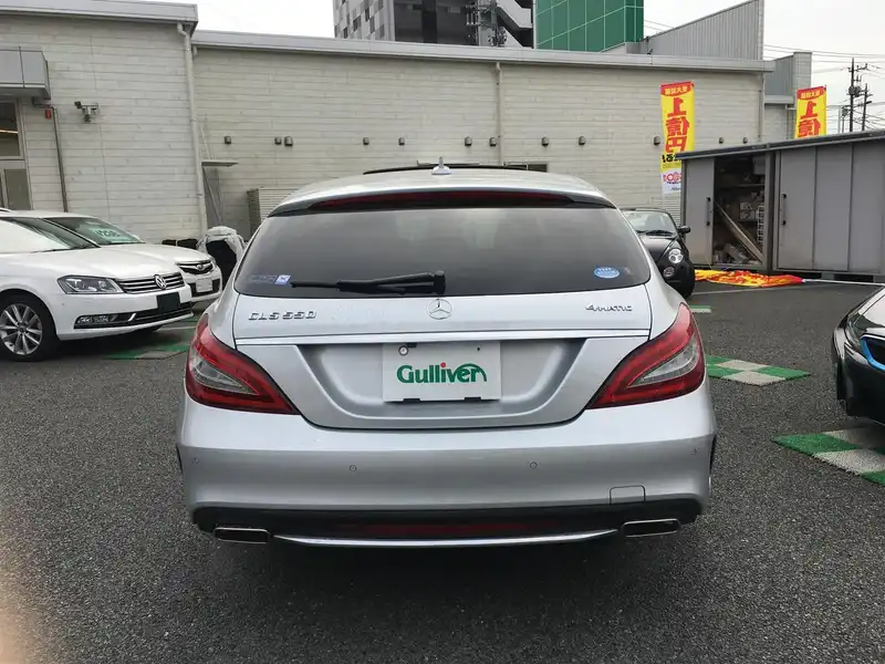 カタログ画像：ＣＬＳクラス シューティングブレーク（CLS-CLASS SHOOTING BRAKE） ＣＬＳ５５０ ４マチック シューティングブレーク 2014年10月 DBA-218991 4700cc パラジウムシルバー（Ｍ）orイリジウムシルバー（Ｍ）orダイヤモンドシルバー（Ｍ） 燃費9.2km / l バック