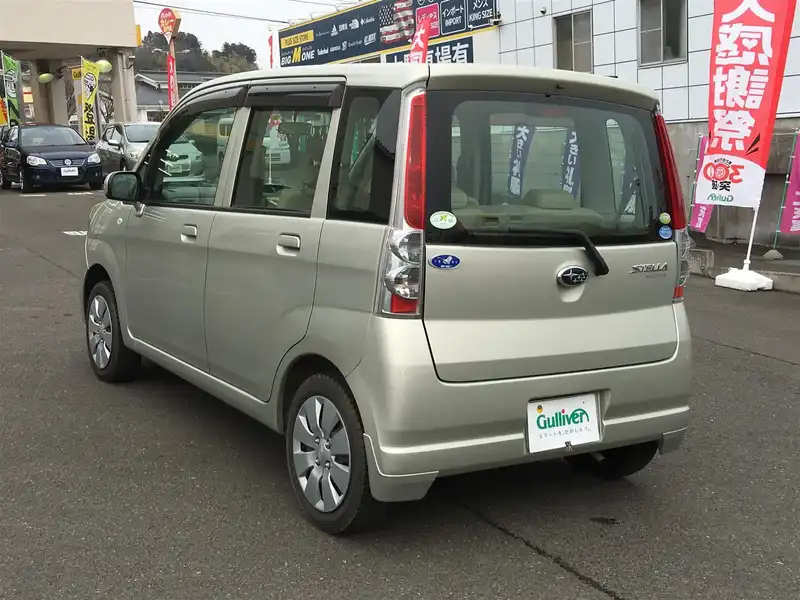 カタログ画像：ステラ（STELLA） Ｌスペシャル 2007年1月 DBA-RN1 660cc シャンパン・メタリック 燃費22.5km / l  バック