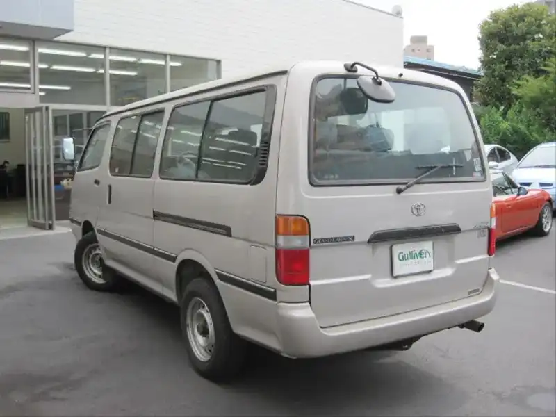 カタログ画像：ハイエースワゴン（HIACE WAGON） グランドキャビンＸ（ロング） 1998年8月 KD-KZH110G 3000cc ウォームグレーパールメタリック バック