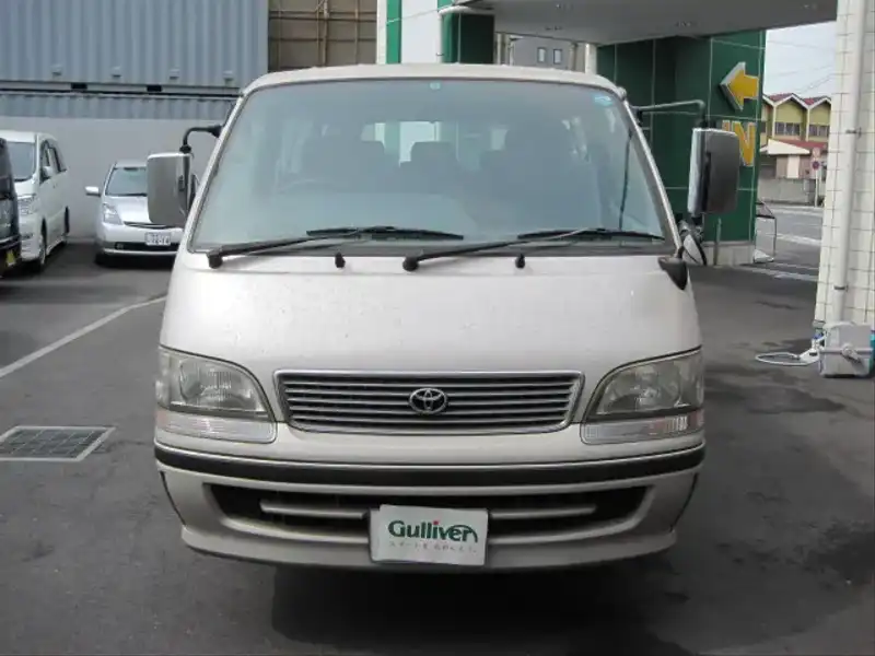 カタログ画像：ハイエースワゴン（HIACE WAGON） グランドキャビンＸ（ロング） 1998年8月 KD-KZH110G 3000cc ウォームグレーパールメタリック フロント