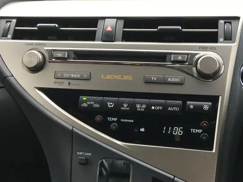 カタログ画像：ＲＸ（RX） ＲＸ４５０ｈ バージョンＬ 2013年8月 DAA-GYL15W 3500cc ブラックorスターライトブラックガラスフレーク 燃費16.8km / l 内装