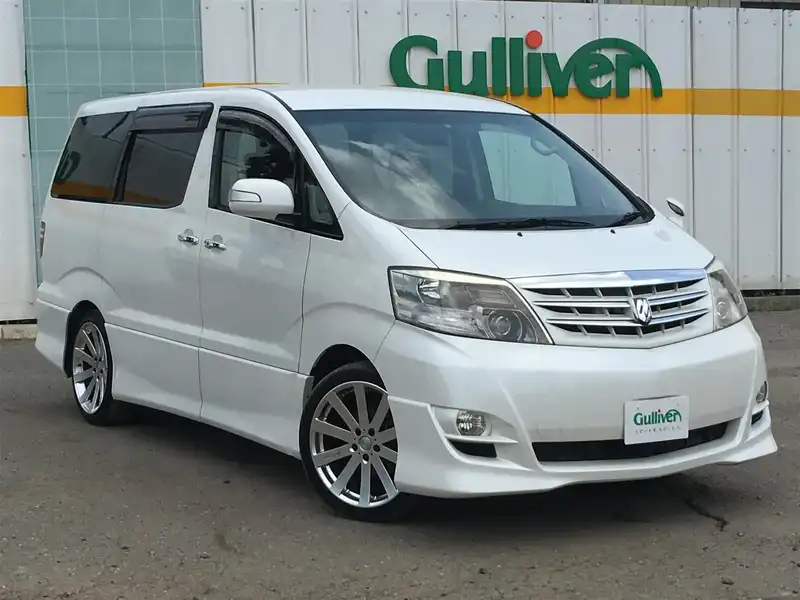 カタログ画像：アルファードＶ（ALPHARD V） ＭＳ プラチナセレクションⅡ 2007年6月 CBA-MNH15W 3000cc ホワイトパールマイカ 燃費8.6km / l  メイン