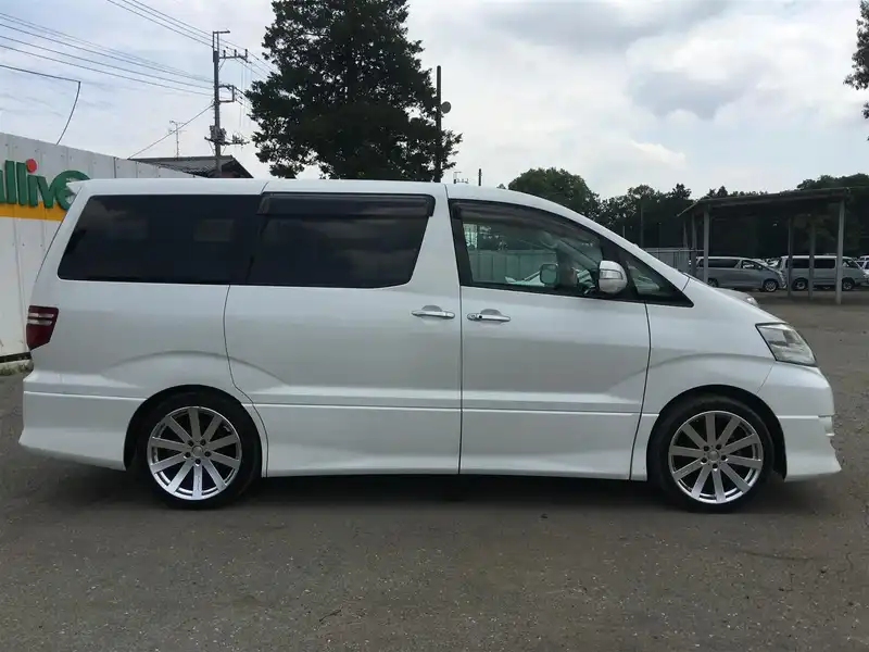 カタログ画像：アルファードＶ（ALPHARD V） ＭＳ プラチナセレクションⅡ 2007年6月 CBA-MNH10W 3000cc ホワイトパールマイカ 燃費8.9km / l  外装