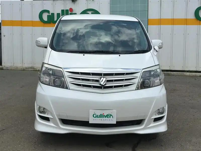 カタログ画像：アルファードＶ（ALPHARD V） ＭＳ プラチナセレクションⅡ 2007年6月 CBA-MNH10W 3000cc ホワイトパールマイカ 燃費8.9km / l  フロント