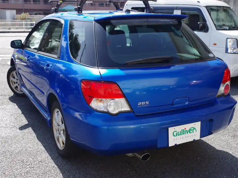 4502750 | カタログ画像：インプレッサスポーツワゴン（IMPREZA SPORTS WAGON） ２０Ｓ 2002年11月 TA-GG9 2000cc パシフィカブルー・メタリックor ＷＲブルー・マイカ バック