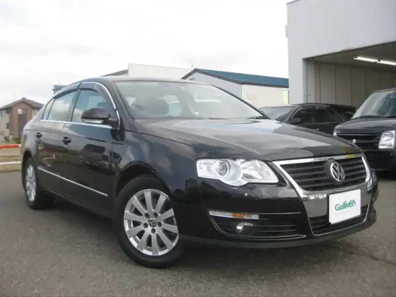 カタログ画像：パサート（PASSAT） ＴＳＩコンフォートライン 2008年11月 ABA-3CBZB 1800cc ディープブラックパールエフェクト 燃費10.8km / l  メイン