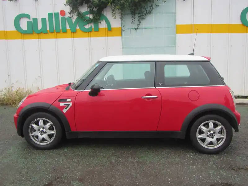 カタログ画像：ＭＩＮＩ（MINI） ワン セブン 2006年2月 GH-RA16 1600cc ソーラー・レッド（メタリック）orチリ・レッド（ソリッド） 燃費14.0km / l  外装