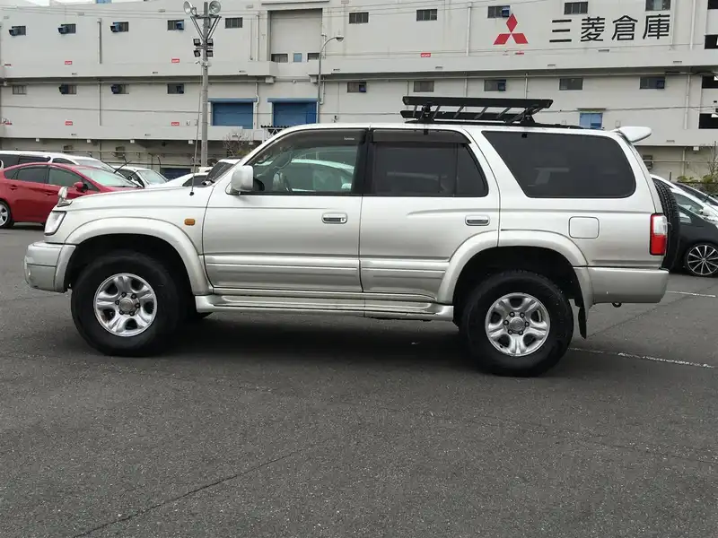 カタログ画像：ハイラックスサーフ（HILUX SURF） ＳＳＲ－Ｘ パッケージＡ 2000年7月 GF-VZN185W 3400cc シルバーメタリック 燃費8.2km / l  外装