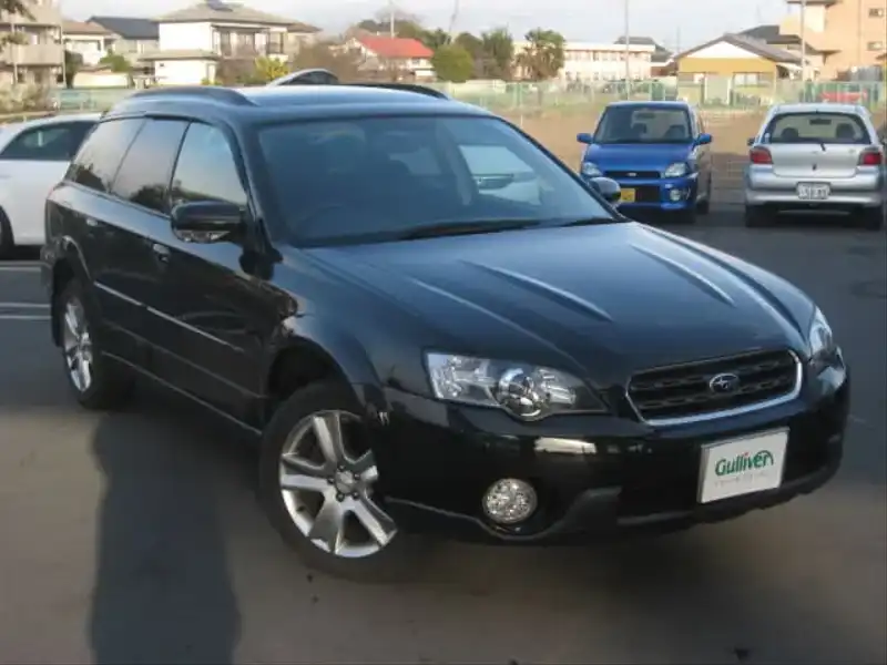 カタログ画像：レガシィツーリングワゴン（LEGACY TOURING WAGON） ２．５ｉ 2008年5月 DBA-BP9 2500cc オブシディアンブラック・パール 燃費13.0km / l  メイン