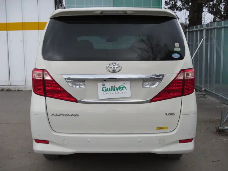 カタログ画像：アルファード（ALPHARD） ３５０Ｘ 2008年5月 DBA-GGH20W 3500cc ゴールドパールクリスタルシャイン 燃費9.5km / l  バック