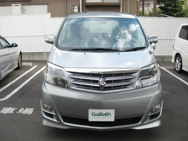 カタログ画像：アルファードＶ（ALPHARD V） ＡＳ プラチナセレクション 2006年8月 DBA-ANH10W 2400cc グレーメタリック 燃費9.7km / l  フロント