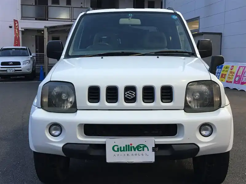 カタログ画像：ジムニーワイド（JIMNY WIDE） ＪＺ 1999年10月 GF-JB33W 1300cc スペリアホワイト 燃費12.2km / l  フロント