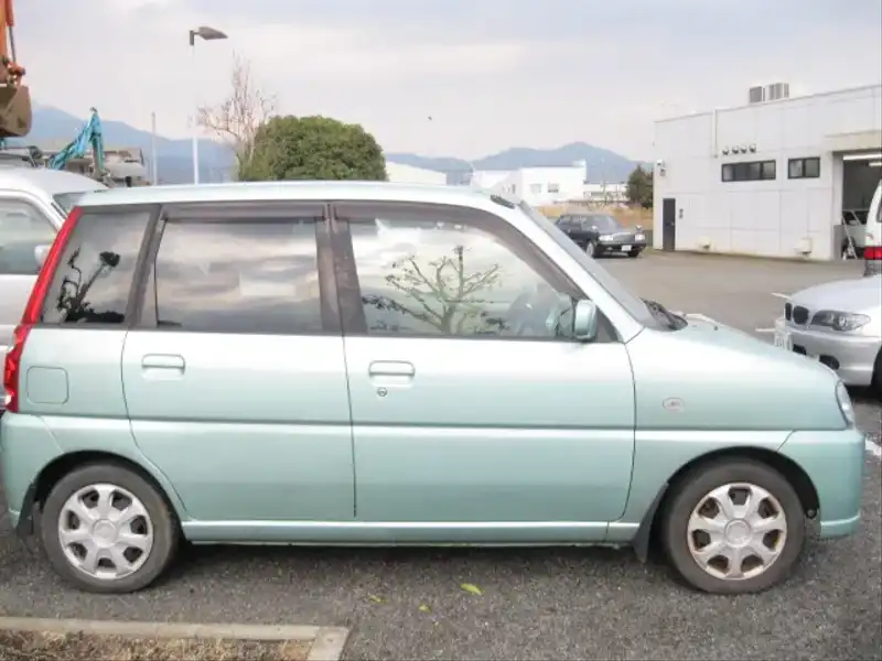 カタログ画像：プレオ（PLEO） Ｌ スペシャル カラーセレクション 2003年6月 TA-RA2 660cc ミントグリーン・メタリック 燃費20.0km / l  外装