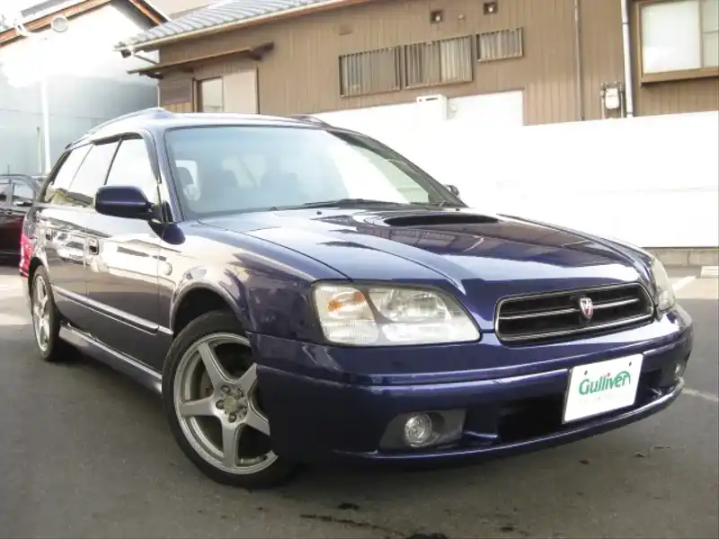 カタログ画像：レガシィツーリングワゴン（LEGACY TOURING WAGON） ＧＴ－Ｂ 1999年5月 GF-BH5 2000cc バイオレットブルー・マイカ 燃費10.6km / l  メイン（その他）