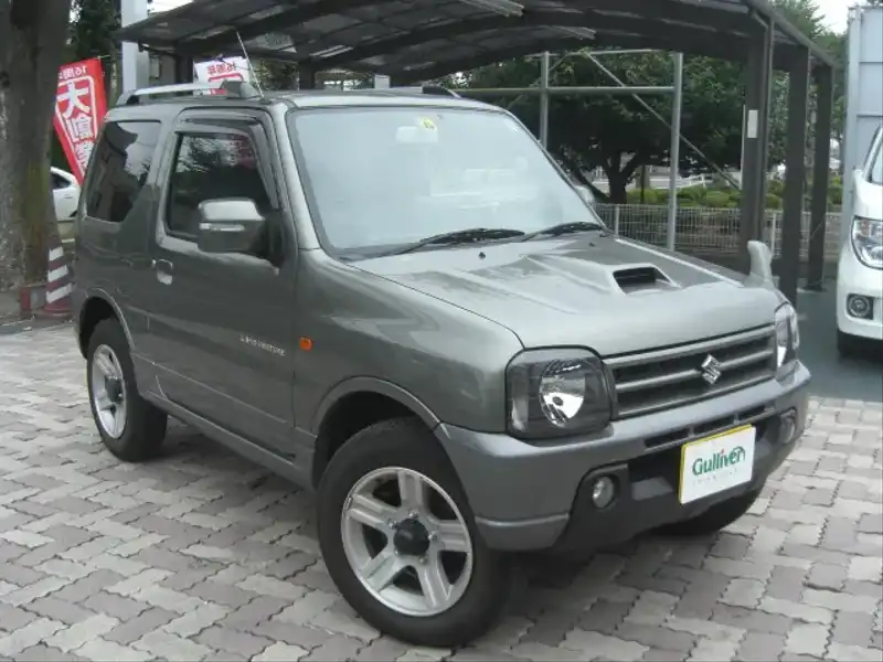 カタログ画像：ジムニー（JIMNY） ランドベンチャー 2008年6月 ABA-JB23W 660cc オリーブグレーメタリック／グラファイトグレーパールメタリック 燃費16.4km / l  メイン（その他）