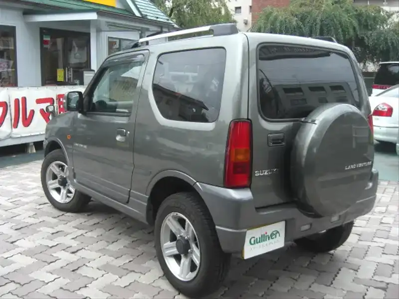 カタログ画像：ジムニー（JIMNY） ランドベンチャー 2008年6月 ABA-JB23W 660cc オリーブグレーメタリック／グラファイトグレーパールメタリック 燃費16.4km / l  外装