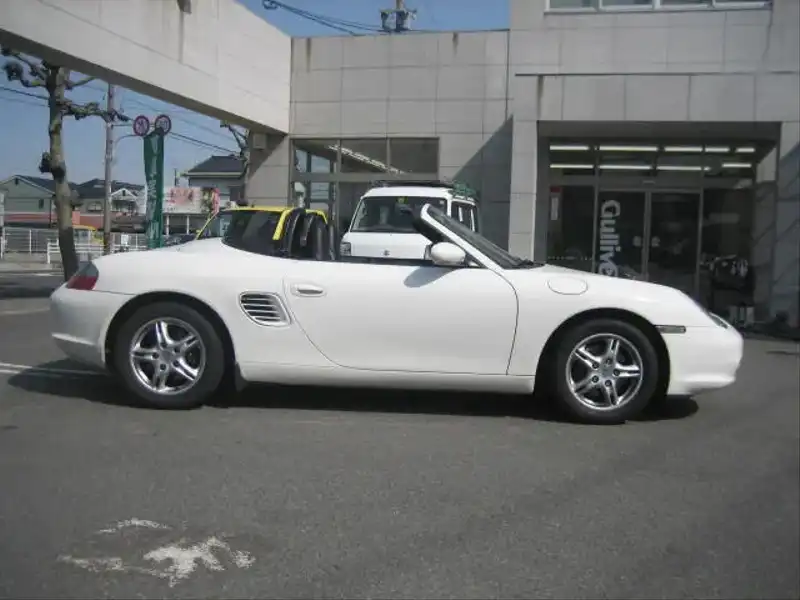 カタログ画像：ボクスター（BOXSTER） ボクスター 2004年4月 GH-98623 2700cc キャララホワイト 燃費8.3km / l  外装