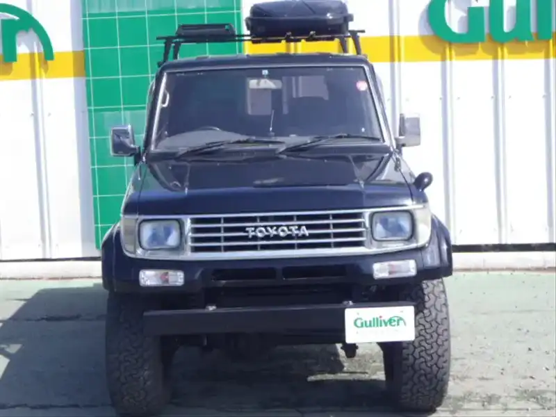 カタログ画像：ランドクルーザープラド（LAND CRUISER PRADO） ４ドア プラドＳＸワイド 1993年5月 Y-KZJ78W 3000cc フロント