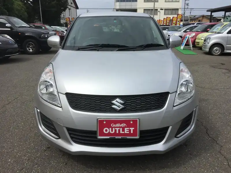 カタログ画像：スイフト（SWIFT） ＸＧ 2013年7月 DBA-ZC72S 1200cc スターシルバーメタリック 燃費20.6km / l フロント