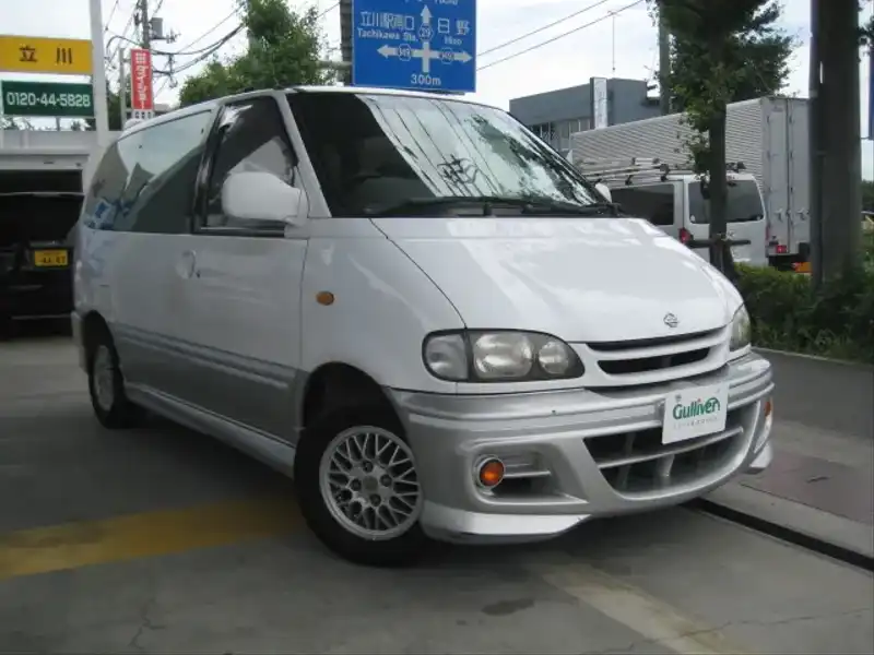 カタログ画像：セレナ（SERENA） ＦＸオーレ 1998年8月 E-KBNC23 2000cc ホワイト／プラチナシルバーＭ 燃費8.0km / l  メイン