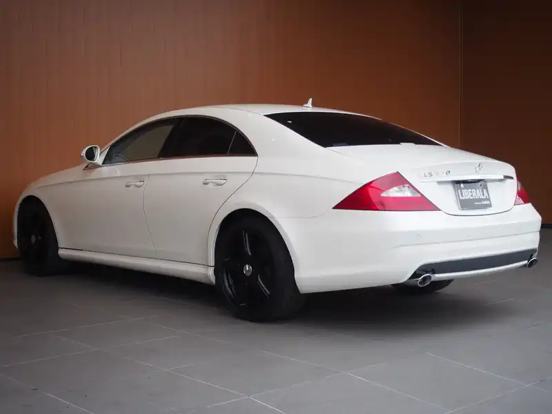 カタログ画像：ＣＬＳクラス（CLS-CLASS） ＣＬＳ３５０ スポーツパッケージ装着車 2008年1月 DBA-219356 3500cc ダイヤモンドホワイト（Ｍ） 燃費8.5km / l  バック