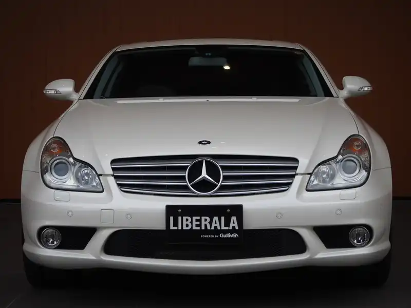 カタログ画像：ＣＬＳクラス（CLS-CLASS） ＣＬＳ３５０ スポーツパッケージ装着車 2008年1月 DBA-219356 3500cc ダイヤモンドホワイト（Ｍ） 燃費8.5km / l  フロント