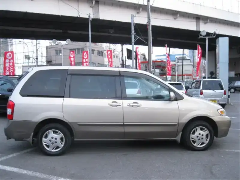 カタログ画像：ＭＰＶ（MPV） アーバンブレイク 2000年8月 GF-LWEW 2000cc シルキーパールマイカ／ムーンライトグレーメタリック 燃費9.6km / l  外装