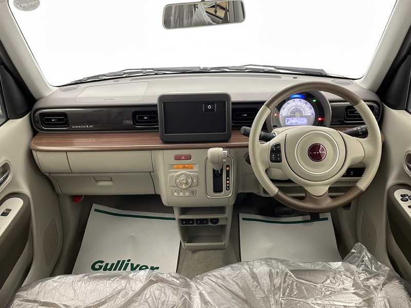 カタログ画像：アルトラパンＬＣ（ALTO LAPIN LC） Ｘ 2022年6月 5BA-HE33S 660cc テラコッタピンクメタリック アーバンブラウン2トーンルーフ 燃費26.2km / l フロント