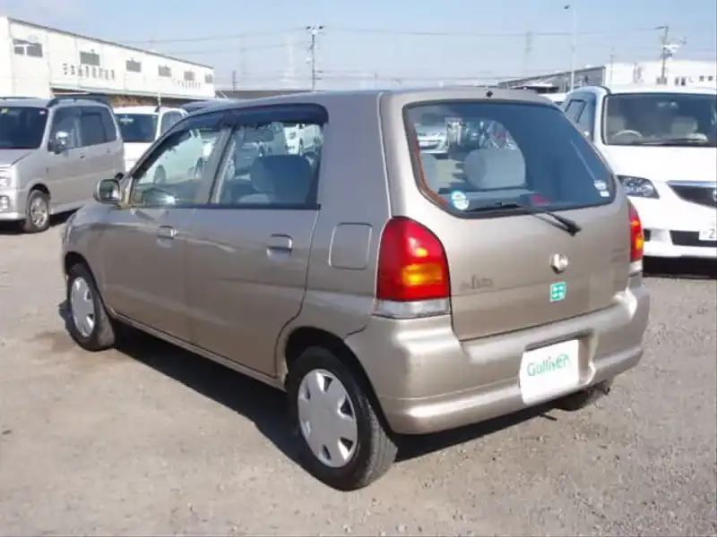 カタログ画像：アルト（ALTO） エポエクストラ 2001年5月 LA-HA23S 660cc クールベージュメタリック 燃費19.6km / l  バック