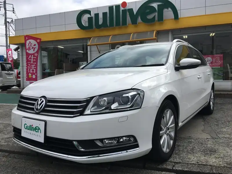 カタログ画像：パサートヴァリアント（PASSAT VARIANT） ナビエディション 2014年1月 DBA-3CCAX 1400cc キャンディホワイト 燃費17.6km / l 外装