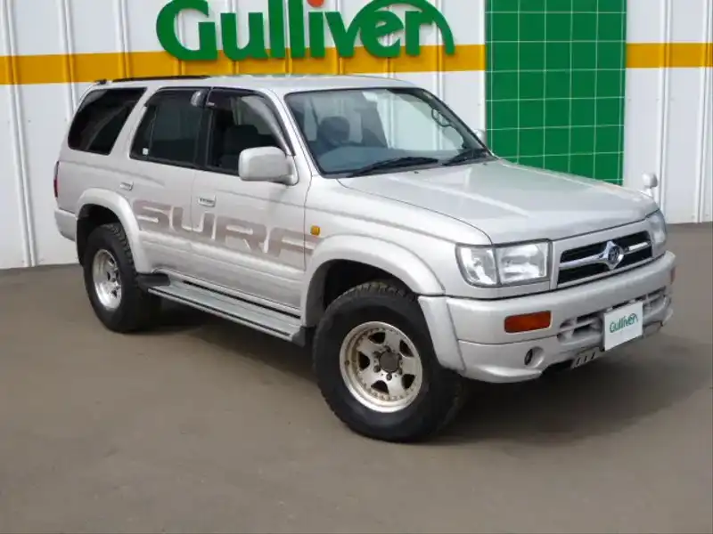 カタログ画像：ハイラックスサーフ（HILUX SURF） ＳＳＲ－Ｖ ワイドボデー 1997年8月 E-RZN185W 2700cc ウォームグレーパールメタリック 燃費8.5km / l  メイン