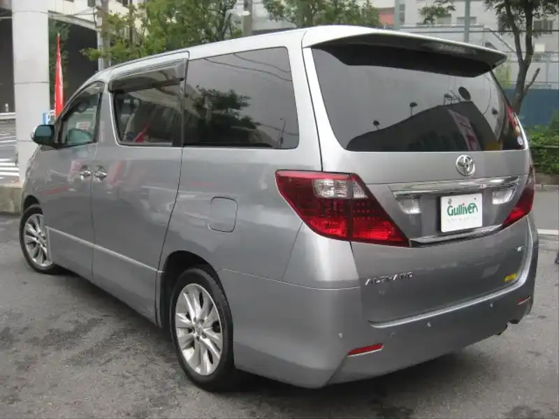 カタログ画像：アルファード（ALPHARD） ３５０Ｓ 2008年5月 DBA-GGH25W 3500cc グレーメタリック 燃費9.4km / l  バック