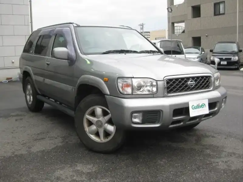 カタログ画像：テラノ（TERRANO） フィールドベース ワイドボディ オールモード４×４ 1999年2月 GF-LR50 3300cc ソニックシルバー（Ｍ） メイン