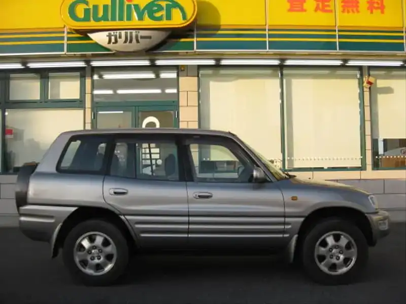 カタログ画像：ＲＡＶ４ Ｊ（RAV4J） ＲＡＶ４ Ｊ Ⅴ パーソナルセレクション Ｃパッケージ 1998年8月 GF-SXA16G 2000cc シルバーメタリック 燃費13.4km / l  外装