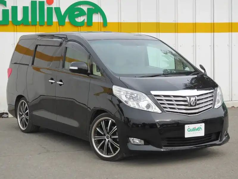 カタログ画像：アルファード（ALPHARD） ２４０Ｇ 2008年8月 DBA-ANH25W 2400cc ブラック 燃費11.4km / l  メイン（その他）