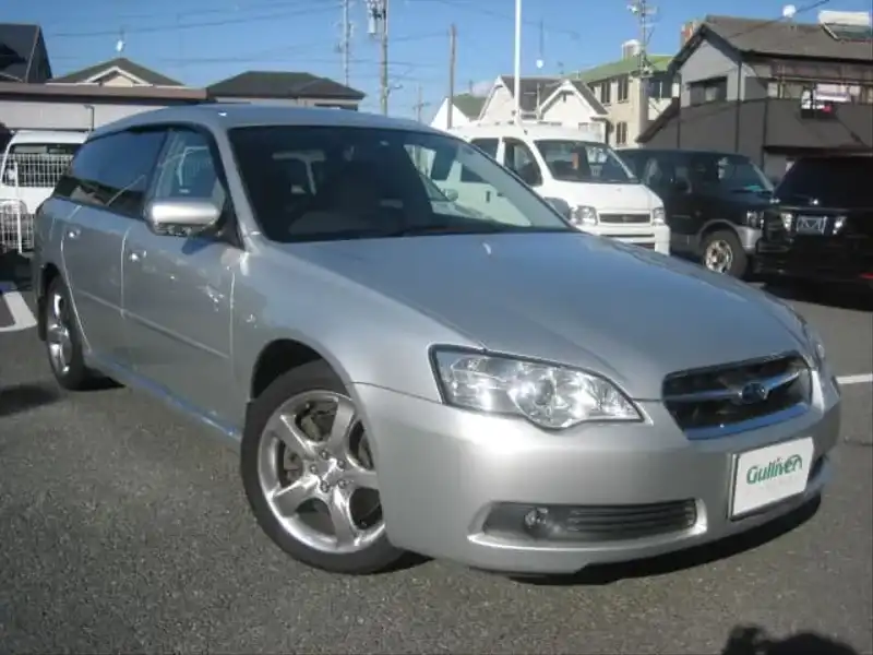 カタログ画像：レガシィツーリングワゴン（LEGACY TOURING WAGON） ３．０Ｒ 2006年5月 DBA-BPE 3000cc アーバングレー・メタリックorダイヤモンドグレー・メタリック 燃費11.6km / l  メイン（その他）