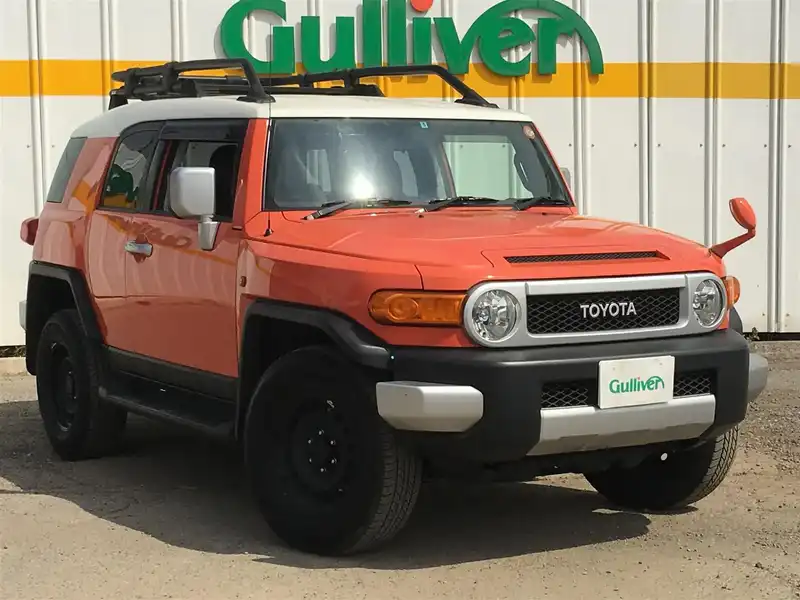 10077540 | カタログ画像：ＦＪクルーザー（FJ CRUISER） カラーパッケージ 2012年7月 CBA-GSJ15W 4000cc ツートーン オレンジorツートーン ベージュ メイン（その他）