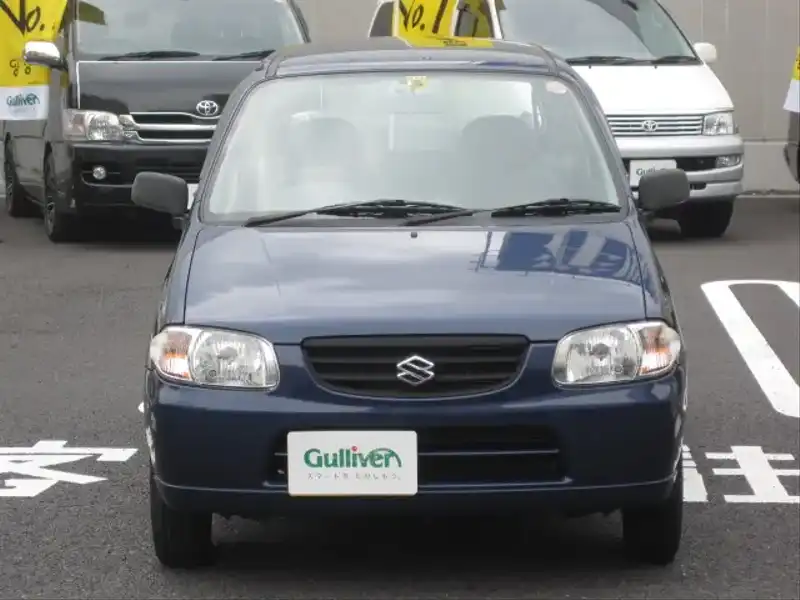 カタログ画像：アルト（ALTO） Ｖｌ 2004年4月 UE-HA23V 660cc キャッツアイブルーメタリック 燃費20.5km / l  フロント