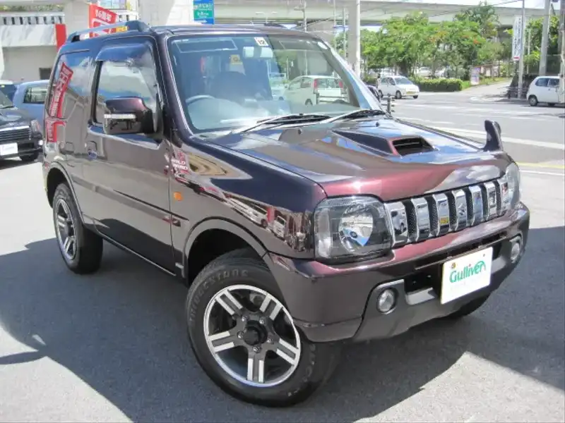 カタログ画像：ジムニー（JIMNY） ワイルドウインド 2008年11月 ABA-JB23W 660cc トワイライトパープルパール 燃費16.4km / l  メイン（その他）