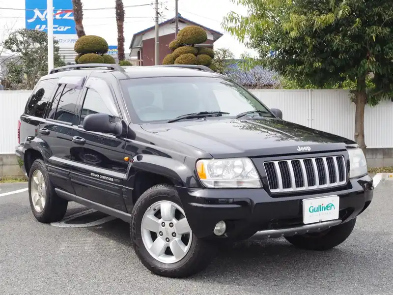 カタログ画像：ジープ・グランドチェロキー（JEEP GRAND CHEROKEE） ラレード 2003年6月 GH-WJ40 4000cc ブリリアントブラッククリスタルパールコート 燃費6.5km / l  メイン（その他）