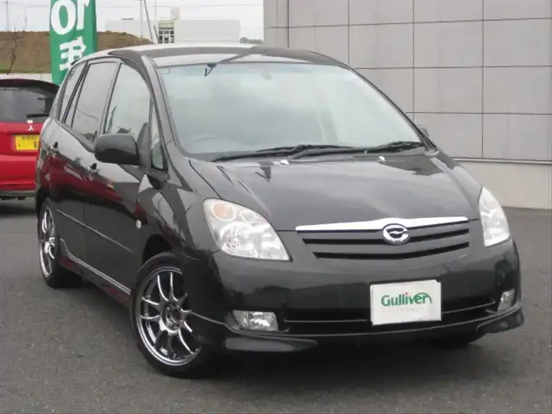 カタログ画像：カローラスパシオ（COROLLA SPACIO） Ｓ エアロツアラー 2004年4月 CBA-ZZE122N 1800cc ブラックマイカ 燃費14.8km / l  メイン