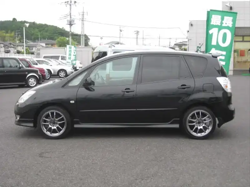 カタログ画像：カローラスパシオ（COROLLA SPACIO） Ｓ エアロツアラー 2005年9月 CBA-ZZE124N 1800cc ブラックマイカ 燃費12.6km / l  外装