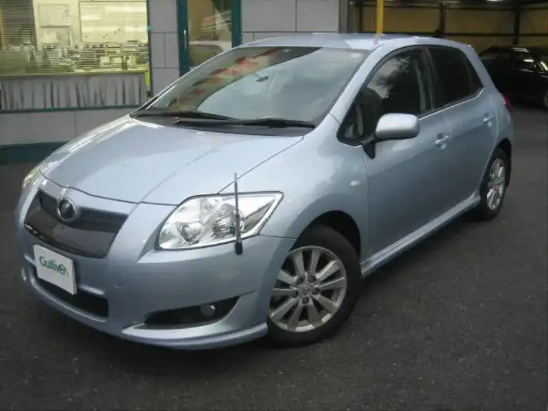 カタログ画像：オーリス（AURIS） １５０Ｘ Ｓパッケージ 2006年10月 DBA-NZE151H 1500cc ライトブルーマイカメタリック 燃費17.6km / l  フロント