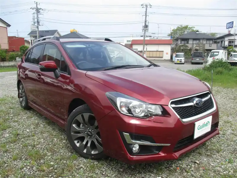 カタログ画像：インプレッサスポーツ（IMPREZA SPORTS） ２．０ｉアイサイト アクティブスタイル 2014年11月 DBA-GP7 2000cc ヴェネチアンレッド・パール 燃費16.2km / l メイン