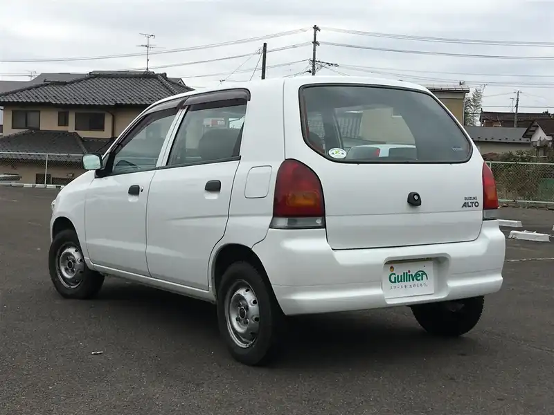 カタログ画像：アルト（ALTO） Ｌｂスペシャル 2004年4月 LA-HA23S 660cc スペリアホワイト 燃費17.0km / l  バック